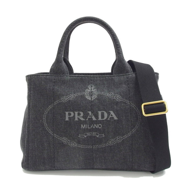 【PRADA/プラダ】 カナパ ミニ 1BG439 2way トートバッグ デニム ブラック レディース【中古】【真子質店】




【Dxx】