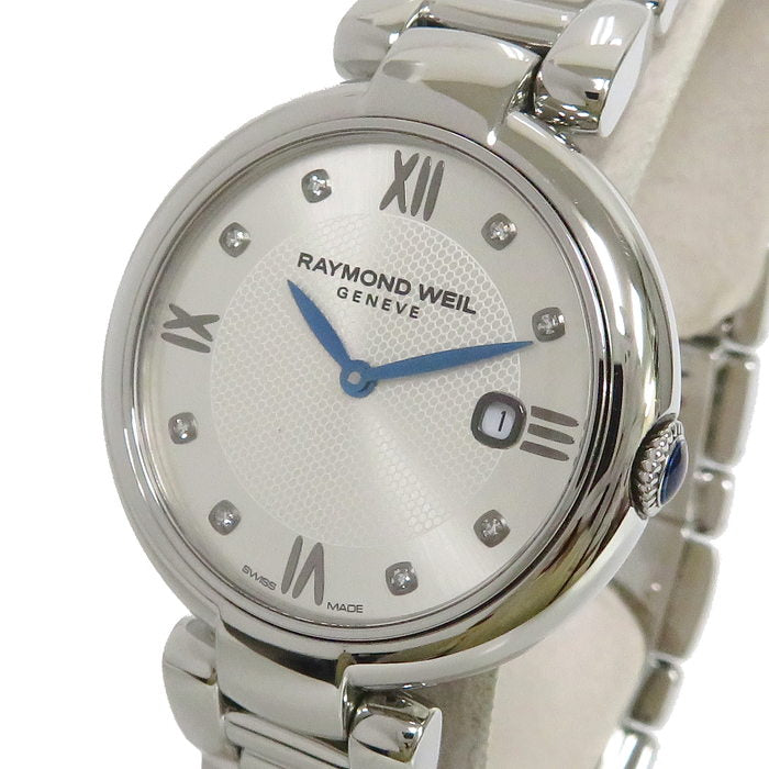1600-ST-RE695  【RAYMOND WEIL/レイモンドウィル】ダイヤ8P repetto 腕時計 ステンレススチール クオーツ シルバー文字盤 レディース
【中古】【真子質店】




【Ixx】