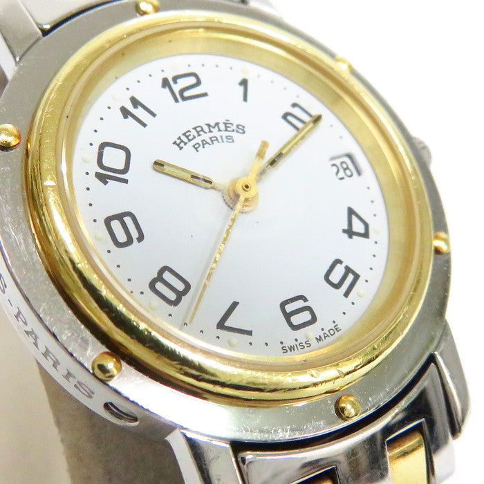 【HERMES/エルメス】 クリッパー  CL4.220 コンビカラー 腕時計 ステンレススチール/GP クオーツ ホワイト文字盤 レディース
【中古】【真子質店】【BL】




【Maxx】