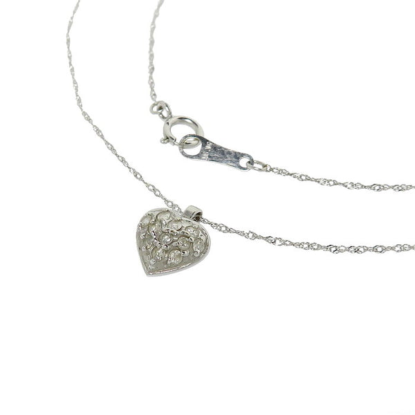 ハートモチーフ ダイヤモンド 計0.19ct ネックレス K18WGホワイトゴールド 18金 1.0g 42cm レディース
【中古】【真子質店】【NN】




【Mox】
