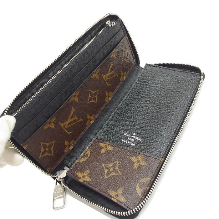 買取 福岡 Louis Vuitton マカサーモノグラム長財布 ブラウン/レッド