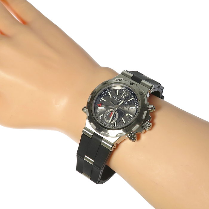 BVLGARI/ブルガリ】 ディアゴノ プロフェッショナル DP42SGMT 腕時計