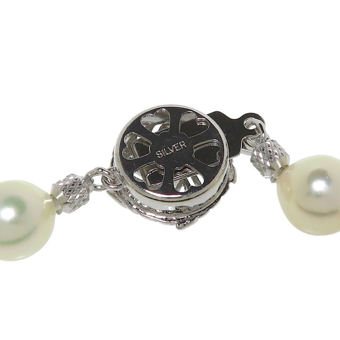 ★★最終特価品 南洋マルチパール 白蝶真珠8.00～10.5ｍｍ 黒蝶真珠 ネックレス シルバー 50.9g 44.5cm レディース
【中古】【真子質店】【NN】




【ITI】