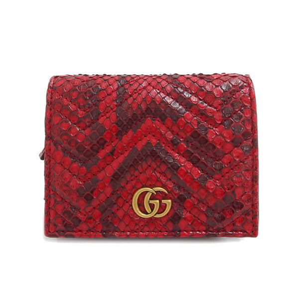 【GUCCI/グッチ】 GGマーモント 466492 コンパクトウォレット  二つ折り財布 パイソン レッド レディース【中古】【真子質店】【GD】




【Maxx】