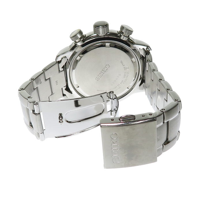 SEIKO - 【本物保証】 箱付 セイコー SEIKO クロノグラフ メンズ