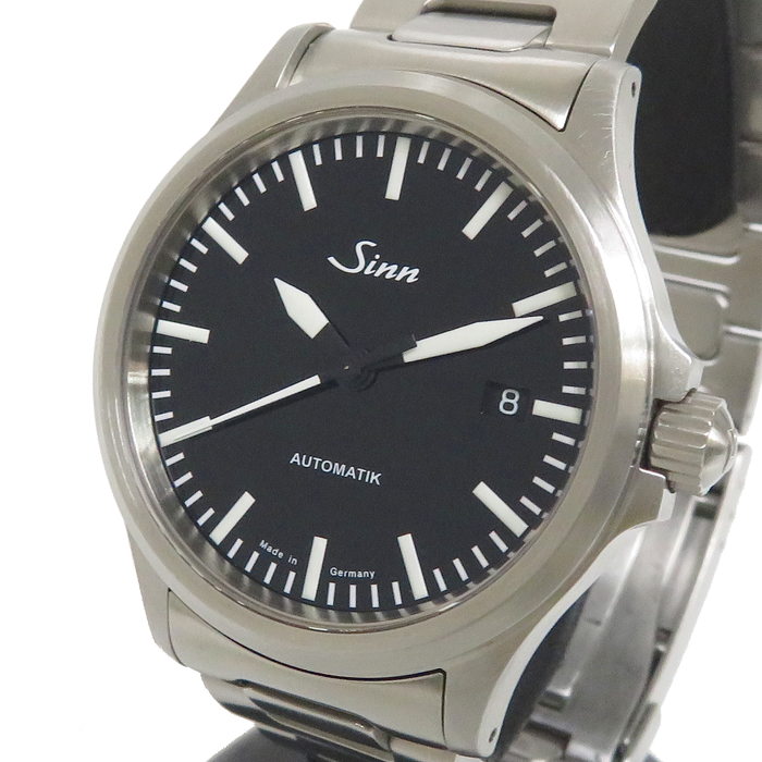 【Sinn/ジン】 556 腕時計 ステンレススチール/社外革ベルト(尾錠純正) 自動巻き/オートマ 黒文字盤 メンズ
【中古】【真子質店】【GD】




【SDY】