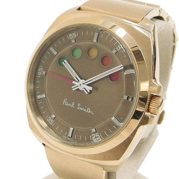 【Paul Smith/ポール・スミス】 F335-T016146 ファイブアイズ 10周年記念1999本限定モデル  腕時計 GP クオーツ 茶文字盤 レディース
【中古】【真子質店】【GD】




【DD】