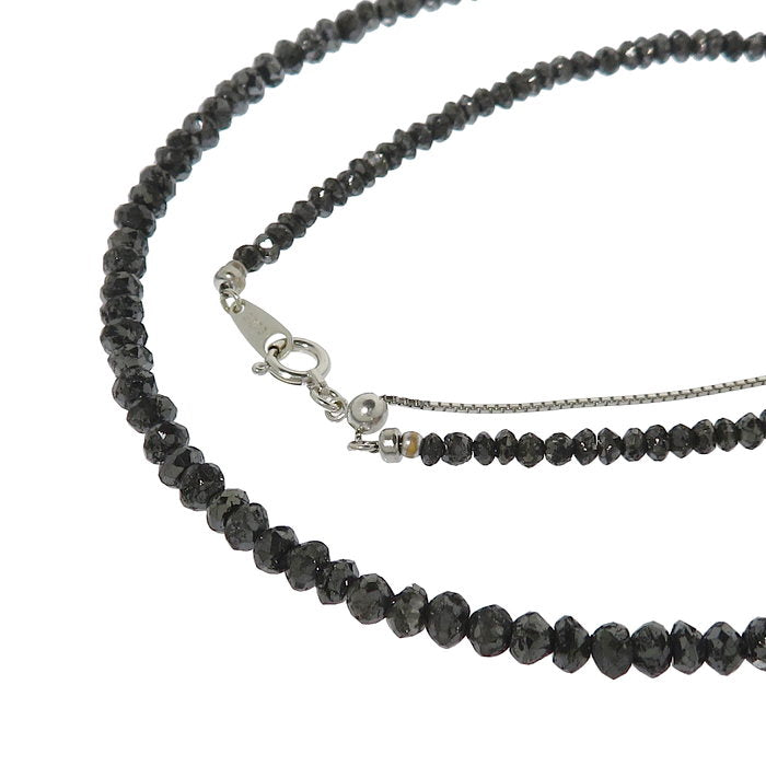 ブラックダイヤモンド 計30.06ct ネックレス K18WGホワイトゴールド 18金 6.8g 47cm ユニセックス
【中古】【真子質店】【NN】




【Ixx】