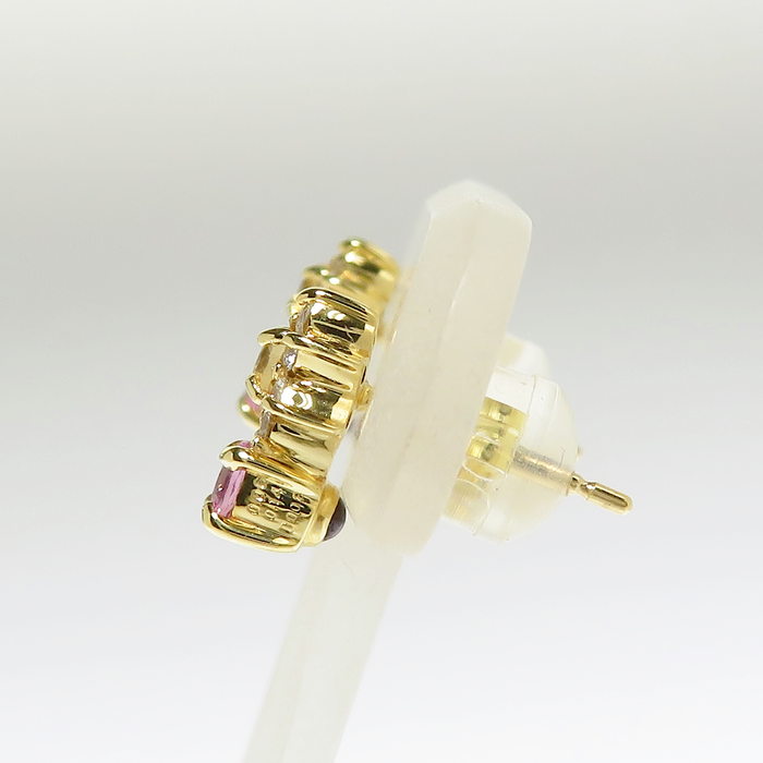 ダイヤモンド 計0.08×2ct サファイア 0.14×2ct 色石 0.06×2ct ピアス K18ゴールド 18金 2.3g レディース
【中古】【真子質店】【NN】




【IMoD】