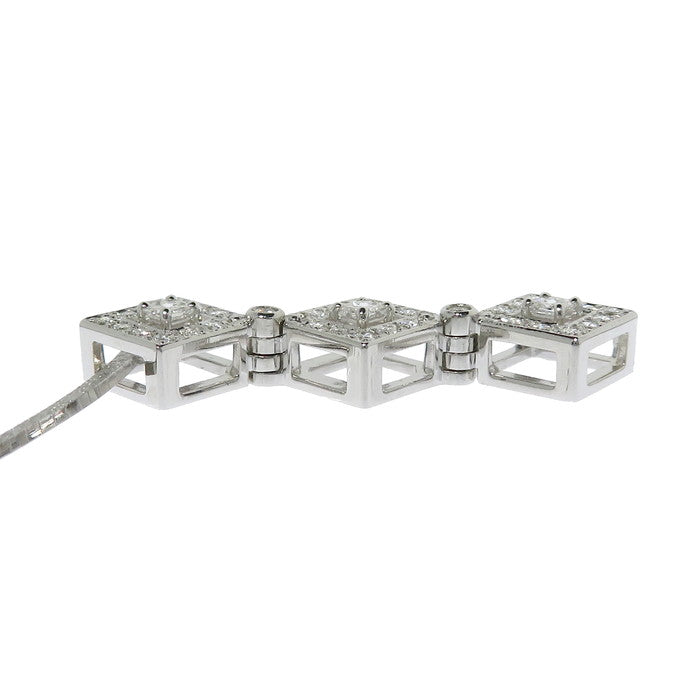TASAKI/タサキ】 3way ダイヤモンド 計0.58ct ネックレス K18WG 