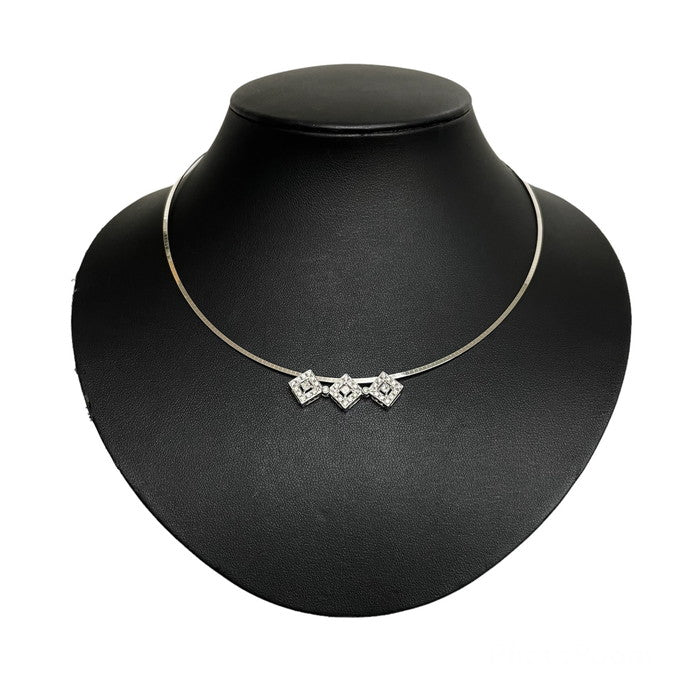 TASAKI/タサキ】 3way ダイヤモンド 計0.58ct ネックレス K18WG 