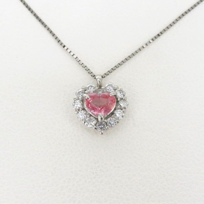 ハートモチーフ ダイヤモンド 計0.20ct ピンクサファイア 0.316ct ネックレス Pt900プラチナ/Pt850プラチナ 2.7g 44.5cm レディース
【中古】【真子質店】【NN】




【IDx】