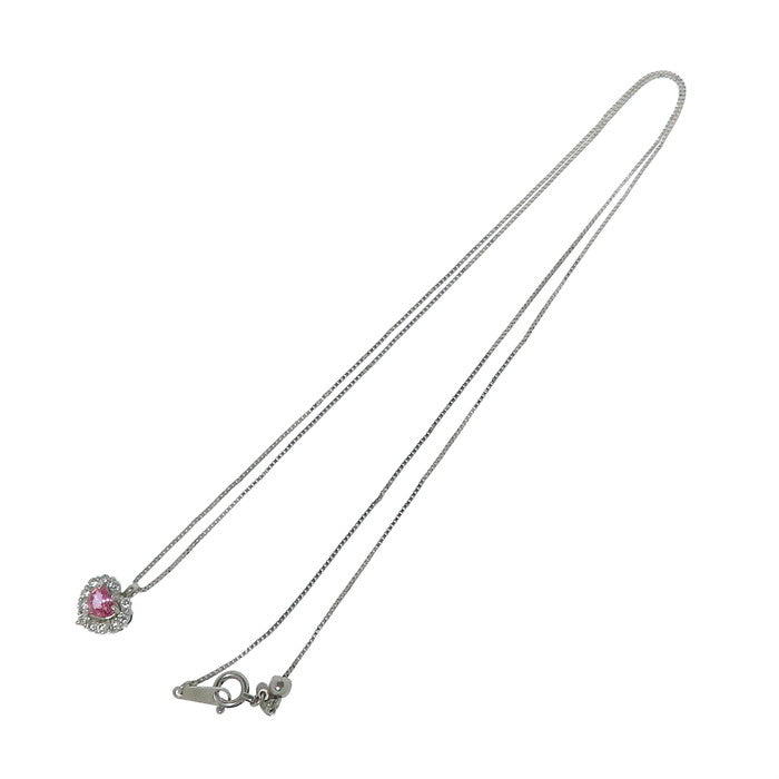 ハートモチーフ ダイヤモンド 計0.20ct ピンクサファイア 0.316ct ネックレス Pt900プラチナ/Pt850プラチナ 2.7g 44.5cm レディース
【中古】【真子質店】【NN】




【IDx】