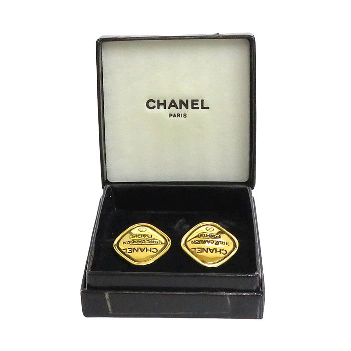 CHANEL/シャネル】 「31 RUE CAMBON」 ひし形 イヤリング GP 13.0g 2441 レディース 【中古】【真子質店】 –  真子質店 PawnShopMAKO