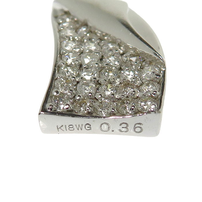ネックレス K18WG クロス ダイヤモンド | – トップW22.5 K18 K18YG