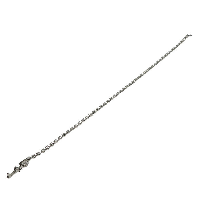 テニスデザイン ダイヤモンド 計2.00ct ブレスレット Pt850プラチナ