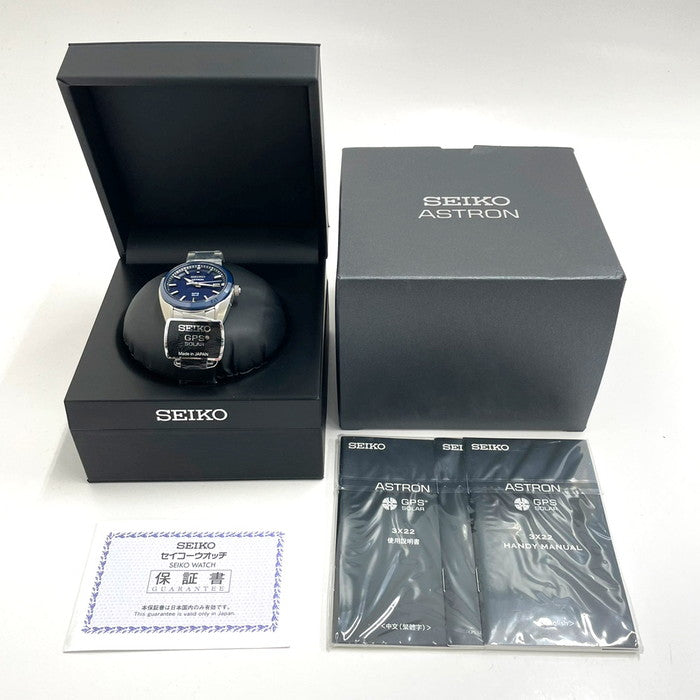 SEIKO/セイコー】 アストロン SBXD003 箱/保 腕時計 セラミック/ステンレススチール ソーラー ブルー文字盤 メンズ 【中古 –  真子質店 PawnShopMAKO