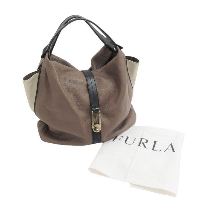 Furla/フルラ】 エリザベス トートバッグ レザー グレージュ レディース【中古】【真子質店】【NN】 【TT】 – 真子質店  PawnShopMAKO