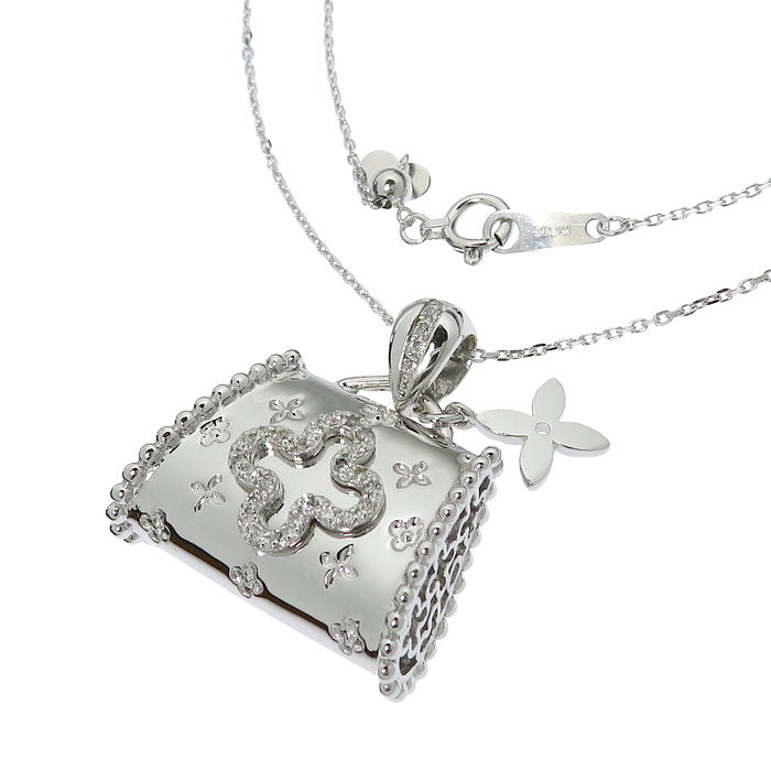 バッグモチーフ ダイヤモンド 計0.19ct ネックレス K18WGホワイトゴールド 18金 8.9g 44cm レディース
【中古】【真子質店】【NN】




【Dxx】
