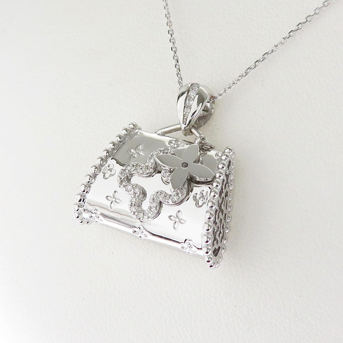 バッグモチーフ ダイヤモンド 計0.19ct ネックレス K18WGホワイトゴールド 18金 8.9g 44cm レディース
【中古】【真子質店】【NN】




【Dxx】