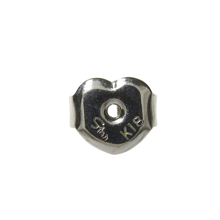 フープ ダイヤモンド 0.18×2ct ピアス K18WGホワイトゴールド 18金 1.5 