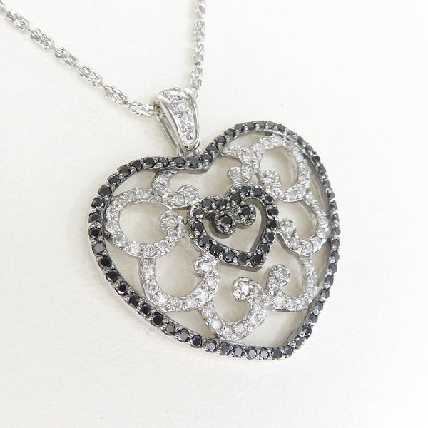 ハート ダイヤモンド (ブラック込) 計0.91ct ネックレス K18WGホワイトゴールド 18金 7.7g 44cm レディース
【中古】【真子質店】【NN】




【MaMox】