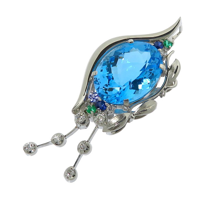 ブルートパーズ 11.0ct サファイア 0.14ct ダイヤモンド 0.176ct ペンダントトップ K18WGホワイトゴールド 18金 8.8g レディース
【中古】【真子質店】【NN】




【MoMox】