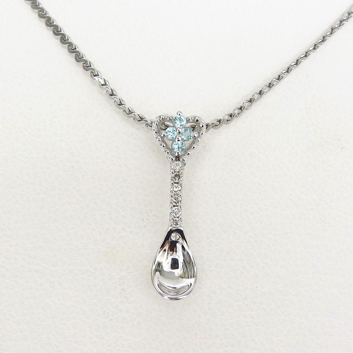 スプーンモチーフ ブルートパーズ 0.03ct ダイヤモンド 計0.03ct ペンダントトップ K18WGホワイトゴールド 18金 0.7g レディース
【中古】【真子質店】【NN】




【YY】