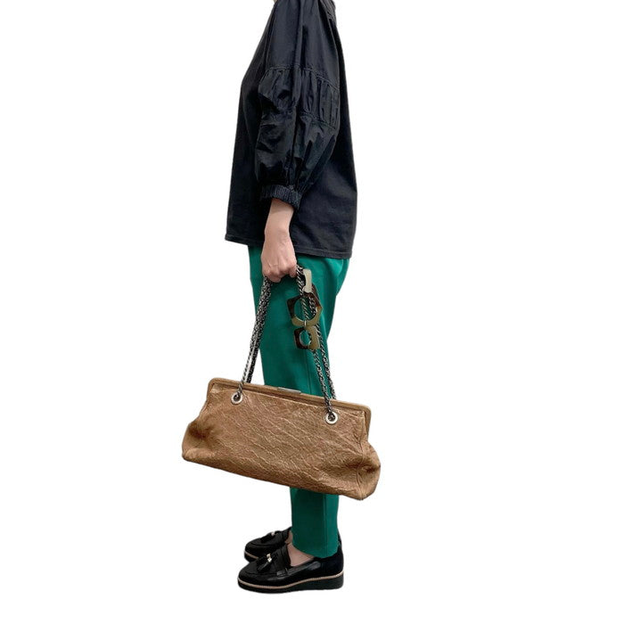 MARNI/マルニ】 プラスチック×チェーン セミ ショルダーバッグ