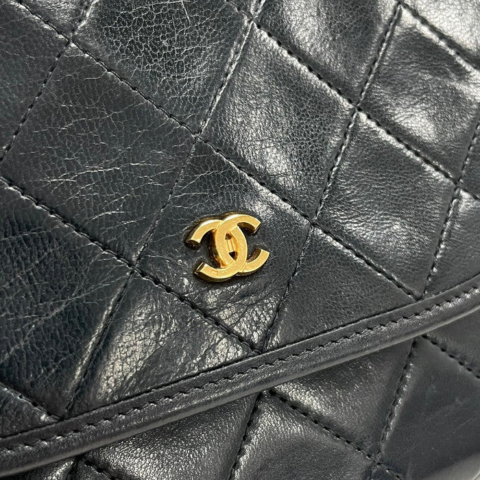 CHANEL/シャネル】 ミニマトラッセ プッシュロック チェーン ココマーク ショルダーバッグ ラムスキン/GP 黒 レディース【中古】 –  真子質店 PawnShopMAKO