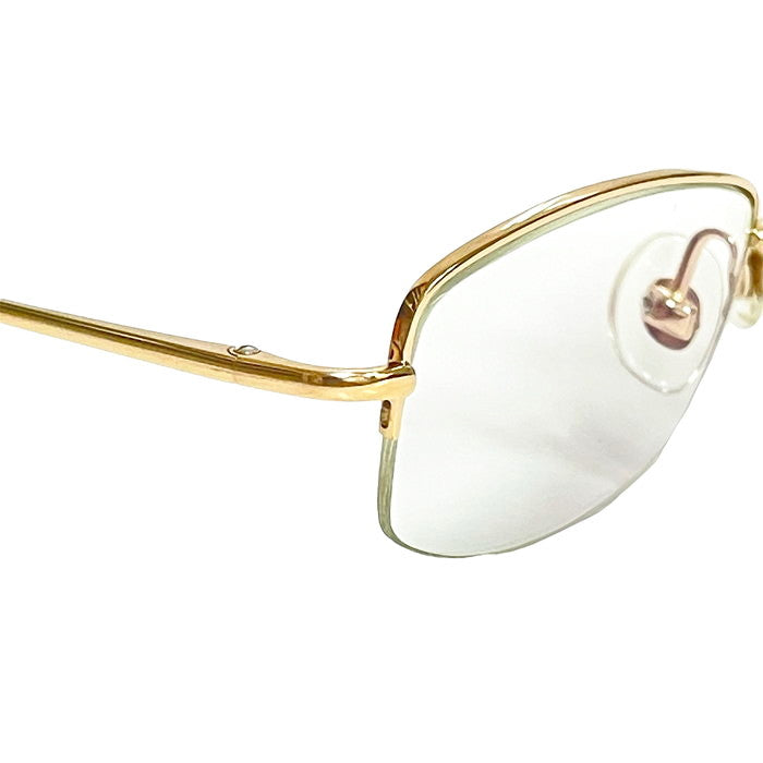 【Chaumet/ショーメ】 CH-A08 度入リ(老眼鏡) 眼鏡 ダイヤ1P入 Limited 011/200　 メガネ/18kt  ユニセックス【中古】【真子質店】【BL】, 【KxMo】