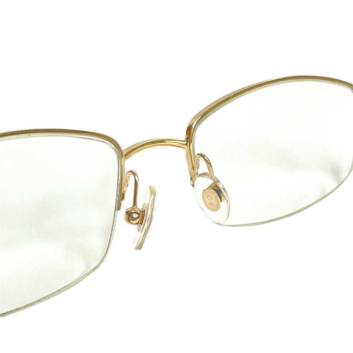 【Chaumet/ショーメ】 CH-A08 度入リ(老眼鏡) 眼鏡 ダイヤ1P入 Limited 011/200　 メガネ/18kt  ユニセックス【中古】【真子質店】【BL】, 【KxMo】