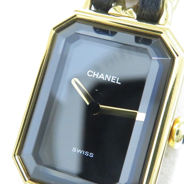 【CHANEL/シャネル】 プルミエール XL CK33540 H0001 腕時計 GP/レザー クオーツ ブラック x ゴールド レディース
【中古】【真子質店】【GD】




【Kxx】