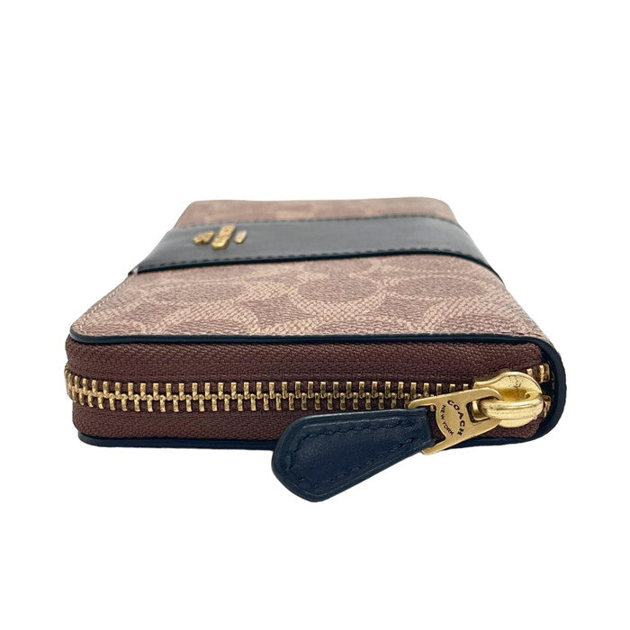 COACH/コーチ】 シグネチャー 31546 長財布 PVC/レザー ベージュ