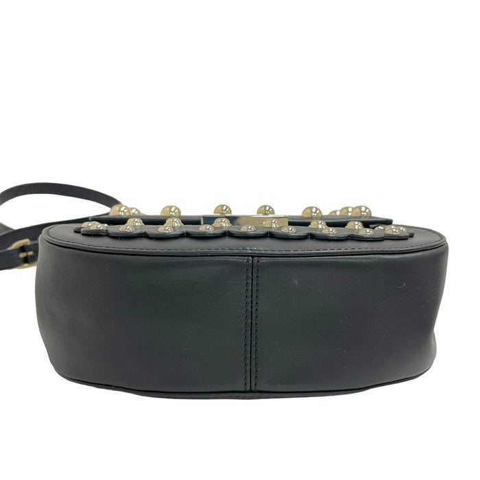 Kate Spade/ケイトスペード】 スタッズ ショルダーバッグ レザー 黒 