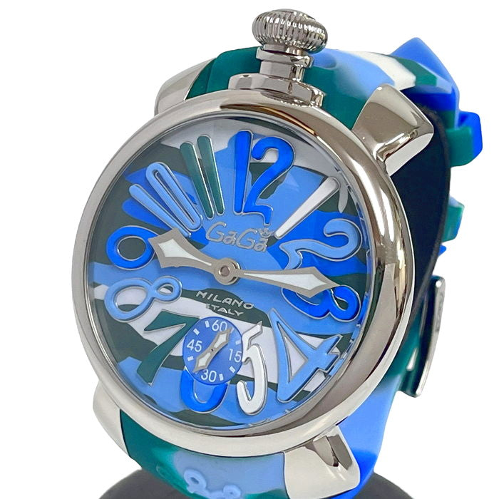 【Gaga Milano/ガガミラノ】 マヌアーレ48 5010 腕時計 ステンレススチール/ラバー 手巻き 青カモフラ メンズ
【中古】【真子質店】【GD】




【TTx】