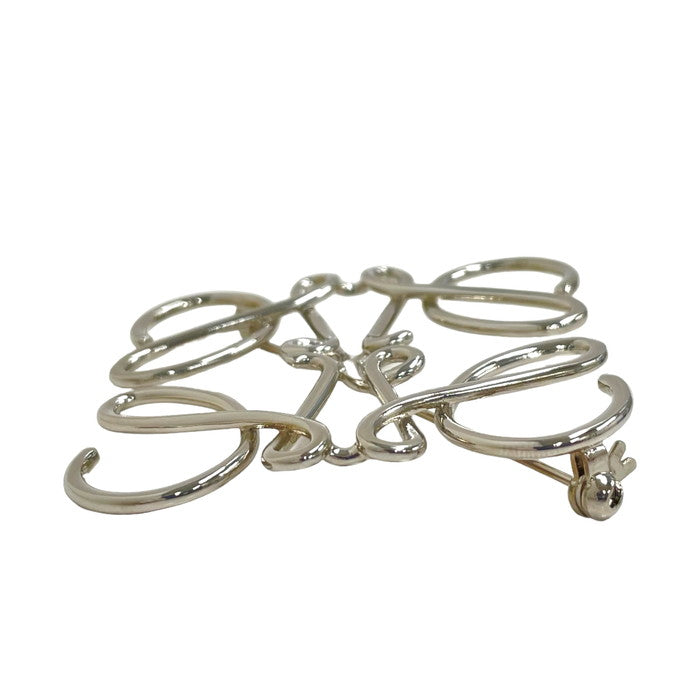 LOEWE シルバー アナグラム ブローチ LOEWE ロエベ アナグラム ブローチ ピンブローチ シルバー