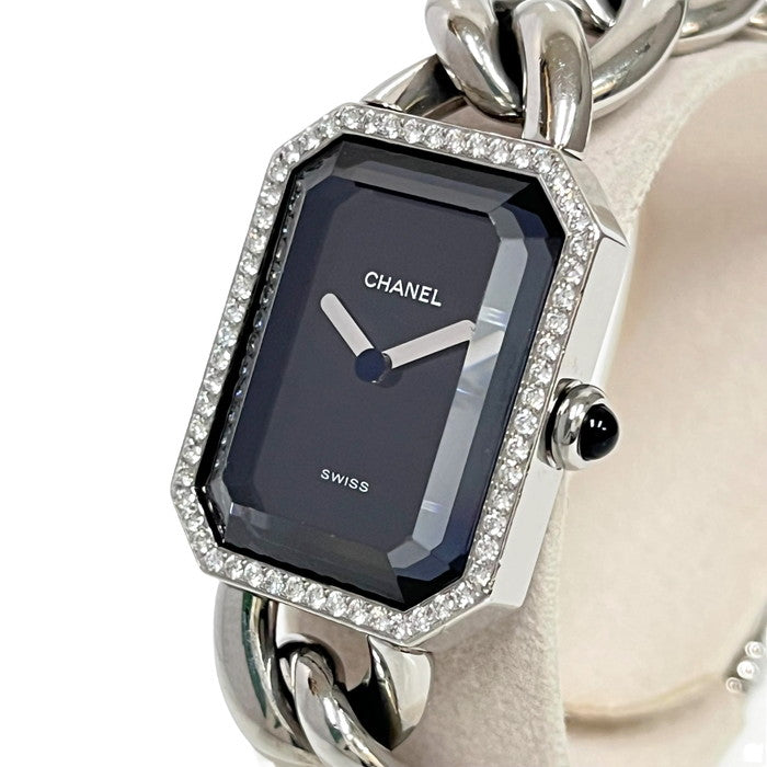 【CHANEL/シャネル】 プルミエールM H0495 ダイヤベゼル 腕時計 ステンレススチール/ダイヤモンド クオーツ 黒文字盤 レディース
【中古】【真子質店】【BL】




【TMoMax】