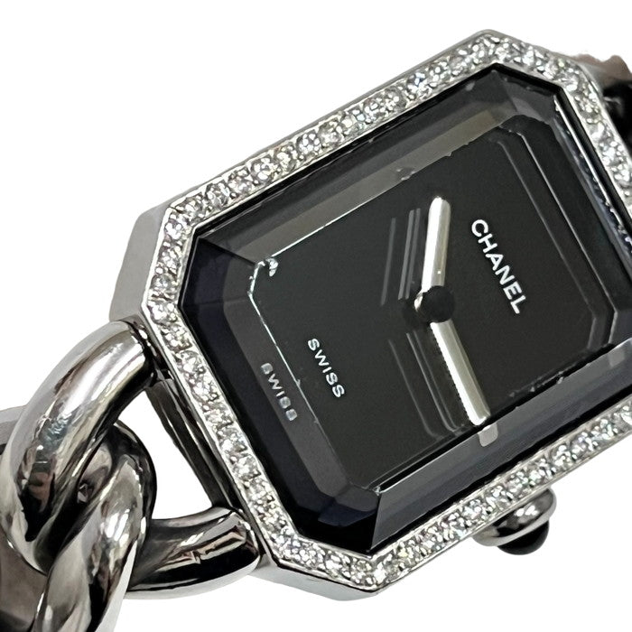 【CHANEL/シャネル】 プルミエールM H0495 ダイヤベゼル 腕時計 ステンレススチール/ダイヤモンド クオーツ 黒文字盤 レディース
【中古】【真子質店】【BL】




【TMoMax】