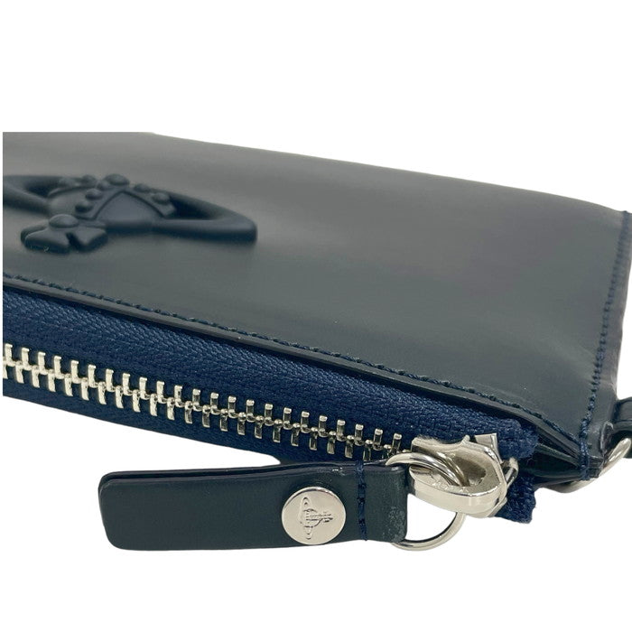 【Vivienne Westwood/ヴィヴィアンウエストウッド】 VWK464 オーブ マルチケース  L字  長財布 レザー ネイビー ユニセックス【中古】【真子質店】【GD】




【Dx】