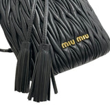 【MIUMIU/ミュウミュウ】 5BE014 マテラッセ バケット/巾着 2way フリンジ ショルダーバッグ レザー 黒 レディース【中古】【真子質店】【GD】




【DMax】