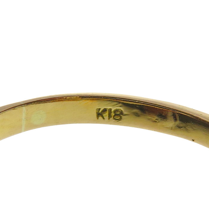11号 オパール リング・指輪 K18ゴールド 18金 3.9g レディース 【中古