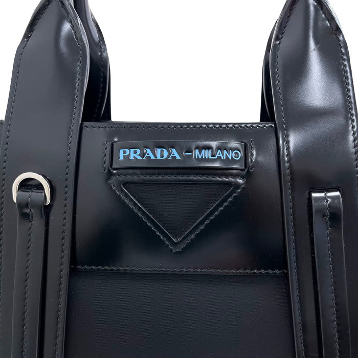 PRADA/プラダ】 1BG234 ウーヴェルチュール スモール 2WAY ショルダーバッグ ハンドバッグ ナイロン/レザー 黒 レディー –  真子質店 PawnShopMAKO