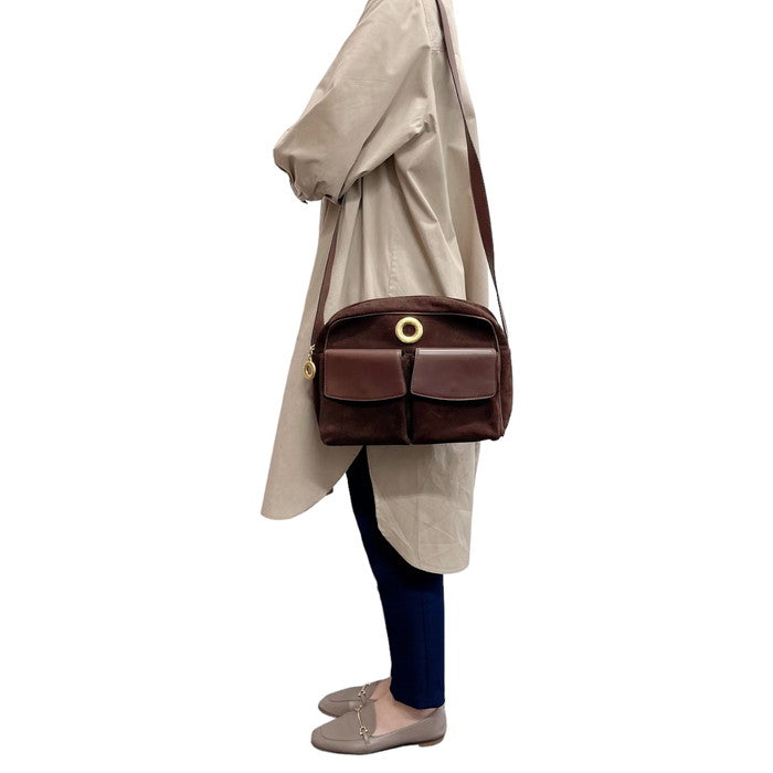 CELINE/セリーヌ】 M14 サークル金具 ショルダーバッグ CELINE/セリーヌ】 M14 サークル金具 ショルダーバッグ