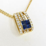 2連風 ダイヤモンド 計0.56ct サファイア 計0.65ct ネックレス K18ゴールド 18金 7.9g 51cm レディース
【中古】【真子質店】【NN】




【MoMox】