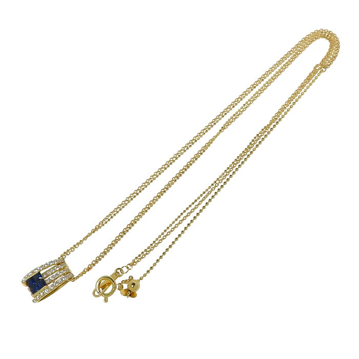 2連風 ダイヤモンド 計0.56ct サファイア 計0.65ct ネックレス K18ゴールド 18金 7.9g 51cm レディース
【中古】【真子質店】【NN】




【MoMox】