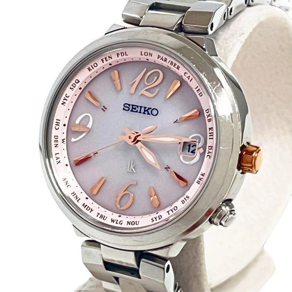 【SEIKO/セイコー】 LUKIA/ルキア 1B25-0AL0  腕時計 ステンレススチール ソーラー電波 ピンク文字盤 レディース
【中古】【真子質店】【NN】




【Dx】