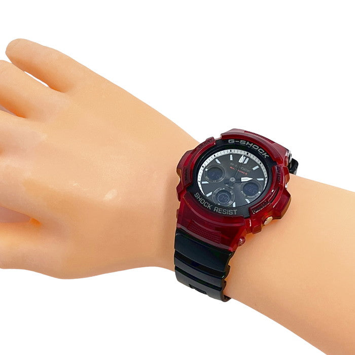 【CASIO/カシオ】 G-SHOCK AWG-M100SRB 腕時計 ステンレススチール/樹脂系 ソーラー電波 黒 赤スケルトン メンズ
【中古】【真子質店】【NN】




【Max】