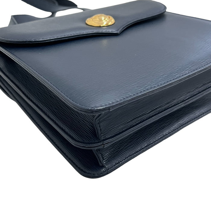 良品 647 クロエ ワンショルダーバッグ レザー ネイビー vintage 良品 647 クロエ ワンショルダーバッグ レザー ネイビー vintage