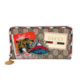 GUCCI/グッチ】 473909 クーリエ ラウンドファスナー 長財布 GG